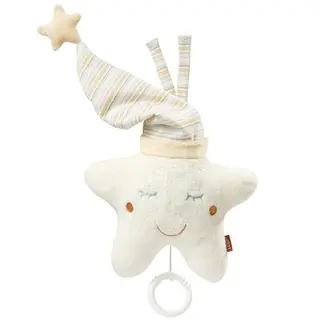 Fehn Spieluhr Stern - Einschlafhilfe für Babys mit herausnehmbarem Spielwerk - Melodie: Weißt du wieviel Sternlein stehen