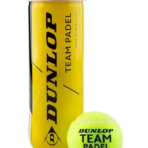 Dunlop Padelbälle Team Padel, 3 Bälle