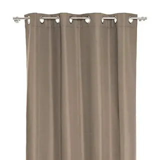 Ventanara® Verdunkelungsvorhang 135x240cm, 100% blickdicht, thermoisolierend, einfarbig Taupe