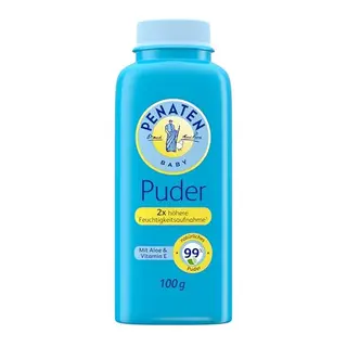 Penaten Baby Puder mit Aloe & Vitamin E - 100g - Schützt empfindliche Haut und hält sie trocken