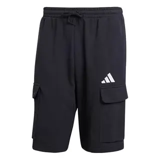 Adidas Essentials FEELCOZY Cargo Shorts für Herren, Schwarz/Weiß, XS