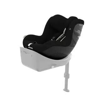CYBEX Gold Sirona G i-Size Plus Kinder-Autositz, Ab 3 Monate bis 4 Jahre, Moon Black