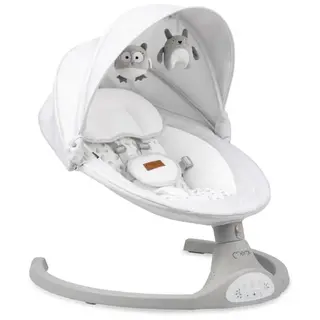 MoMi KENANI Babywippe, klappbar, mit Fernbedienung & Bluetooth, 5-Punkt-Sicherheitsgurt, Sonnenschutz