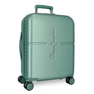 Pepe Jeans Highlight Kabinenkoffer, Blau, 40x55x20cm, 37l, leicht, 4 Doppelräder, TSA-Verschluss, Handgepäck