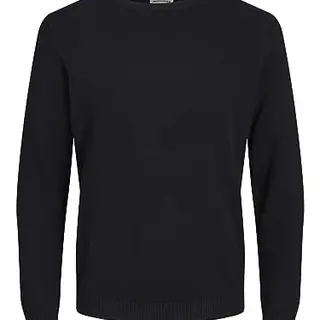 JACK & JONES Herren Pullover, schwarz, Crew Neck, Größe M