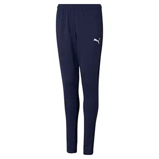 PUMA Kinder Jogginghose Teamrise Poly Training Pants J, Peacoat-White, Größe 164