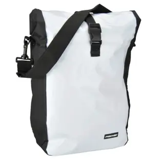 FISCHER Wasserdichte Gepäckträgertasche, 18 Liter, weiß