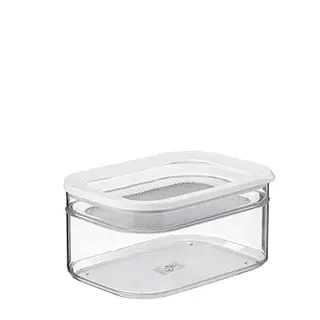 Mepal Modula Kühlschrankdose, 750 ml, mit Deckel – Ideal für Fleisch und Käse, Küchenschrankorganizer, weiß