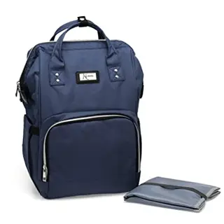 Kiokids Mutterschaftsrucksack in Marineblau für Kinderwagen, Einheitsgröße