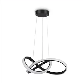 Paco Home Pendelleuchte für Esszimmer und Wohnzimmer, modern, schwarz-weiß, LED, stylisch, Typ 5