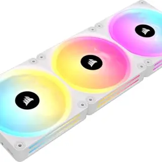 CORSAIR iCUE LINK QX120 RGB 120mm RGB Lüfter – Dreierpack in Weiß