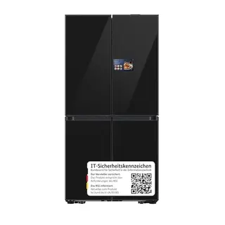 Samsung Bespoke French Door Kühlschrank, 185 cm, 654 l, AI Home, Beverage Center, Clean Deep Charcoal