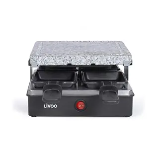 Raclette Maschine für 4 Personen mit Grillstein