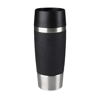 Emsa Travel Mug Classic, 360 ml, 4h heiß/8h kalt, 100% dicht, schwarz
