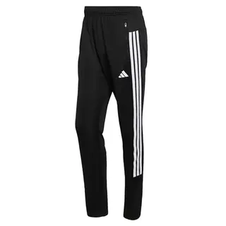adidas Men's 3-Stripes Knit Workout Pants, Black/White, Size S