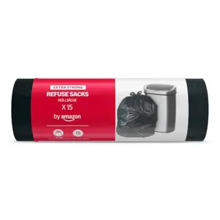 by Amazon Extrastarker Müllsack (Bindegriff) 15 x 75 Liter