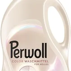 Perwoll Color Waschmittel für Helle & Weiße Textilien, 27 Waschgänge, sanfte Reinigung & Farbauffrischung