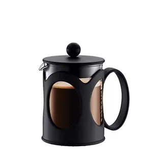 Bodum Kenya French Press, 500ml - Manuelles Kaffeebereiter aus Borosilikatglas und Edelstahl - Spülmaschinenfest
