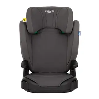 Graco Junior Maxi™ i-Size R129 Kindersitz, 3,5 bis 12 Jahre, höhenverstellbar, leicht, mit Getränkehalter, grau