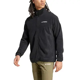 adidas Men's Terrex Fleece Jacke, Schwarz, Größe L