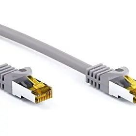Goobay RJ45 Patchkabel CAT 6A S/FTP 5m - Grau