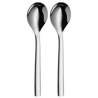 WMF Nuova Müslilöffel Set, 2-teilig, 16,5 cm, Edelstahl, spülmaschinenfest