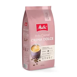 Melitta BellaCrema Crema Dolce Kaffee-Bohnen 1kg, sanfte Röstung, für Kaffee-Vollautomaten, geröstet in Deutschland
