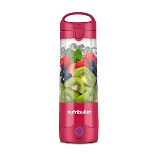 nutribullet Portable Smoothie Maker - 475 ml, kabellos & wiederaufladbar, ideal für unterwegs, zerkleinert Eis & Obst, Magenta
