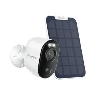 Reolink 4K Akkukamera Argus 3 Ultra mit Solarpanel - WLAN Outdoor Kamera mit Mensch- und Tiererkennung, Farbnachtsicht