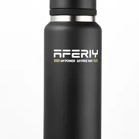 AFERIY Isolierflasche Schwarz 1100 ml