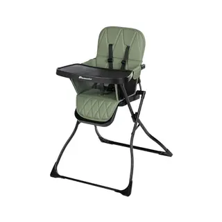 Bébéconfort Lily Babyhochstuhl, ultrakompakt faltbar und leicht, ideal für 6 Monate bis 3 Jahre, Mineral Green