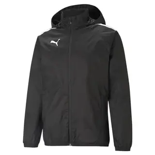 PUMA Herren Teamliga All Weather Jacke, Schwarz, Größe L