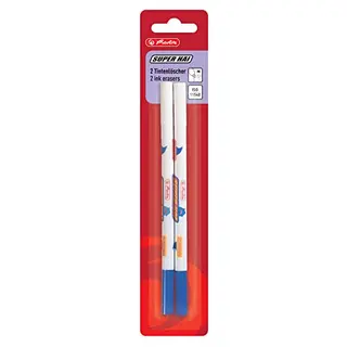 Herlitz Tintenlöscher Superhai – 2er Pack, Strichstärke 1 mm