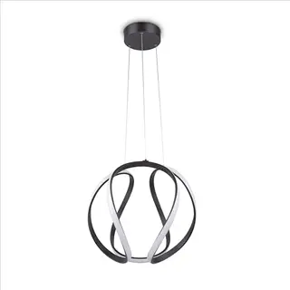 Paco Home Pendelleuchte für Esstisch & Wohnzimmer, modern, stylisch, LED, Schwarz-Weiß