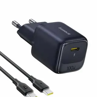 Baseus Enerfill 100W USB-C Ladegerät, Kompaktes Laptop Schnellladegerät