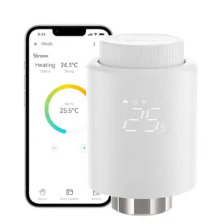 SONOFF Smart Heizkörperthermostat TRVZB, mit App-Funktion, Zigbee kompatibel, Alexa & Home Assistant