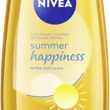 NIVEA Summer Happiness Duschgel – pH-hautneutrale Pflegedusche mit Vitamin C & E, feuchtigkeitsspendend, 250 ml