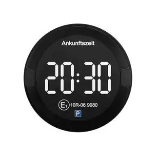 OOONO P-DISC NO2 Elektronische digitale Parkscheibe mit KBA-Zulassung für das Auto