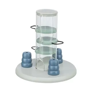 TRIXIE Hundespielzeug Intelligenzspiel „Gambling Tower“ – Anspruchsvolles Beschäftigungsspiel für Hunde, 25x27cm