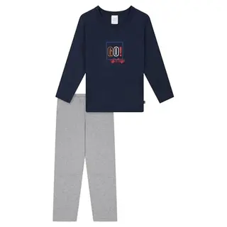 Schiesser Jungen Schlafanzug Set - 100% Bio Baumwolle - Größe 92 bis 140