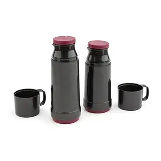 Jata Hogar Thermosflasche für heiße und kalte Getränke, doppelwandig, BPA-frei, luftdicht, leicht, geruchs- und geschmacksneutral