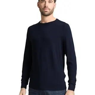 TOM TAILOR Damen Strickpullover mit Rundhalsausschnitt
