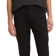 Levi's Herren 513 Slim Straight Jeans, Jet Black, 34W / 30L