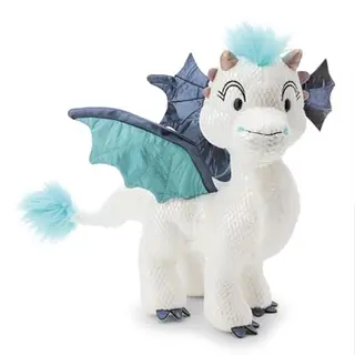 NICI Drache Zafura 27cm - Weiches Kuscheltier in Weiß - Perfekt zum Kuscheln & Spielen