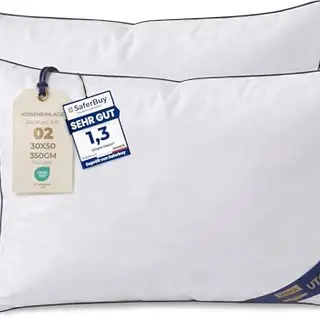 Utopia Bedding 2er Kissen-Set 30x50 cm, Dekokissen für Bett, Sofa und Couch, Weiß