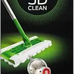 Swiffer Bodenwischer Starterset mit Trockenen und Feuchten Bodentüchern für Hartholz und Böden