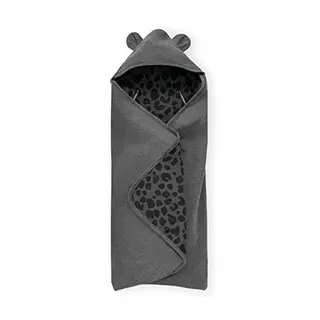 Hauck Baby Einschlagdecke Snuggle N Dream, Universal für Babyschale, Kindersitz, Waschbar (Leo Grey)