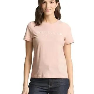 Basic T-Shirt mit Logo-Print