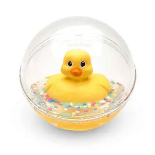 Fisher-Price WaterMates Entchenball – Lustige Ente in Kugel für Babys ab 3 Monaten