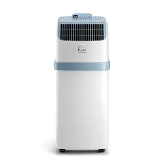 De'Longhi Pinguino mobiles Klimagerät für Räume bis 21,5 m², mit Luftentfeuchter & Ventilator, 8300 BTU, leise, Fernbedienung, 24h-Timer, Energieeffizienz A